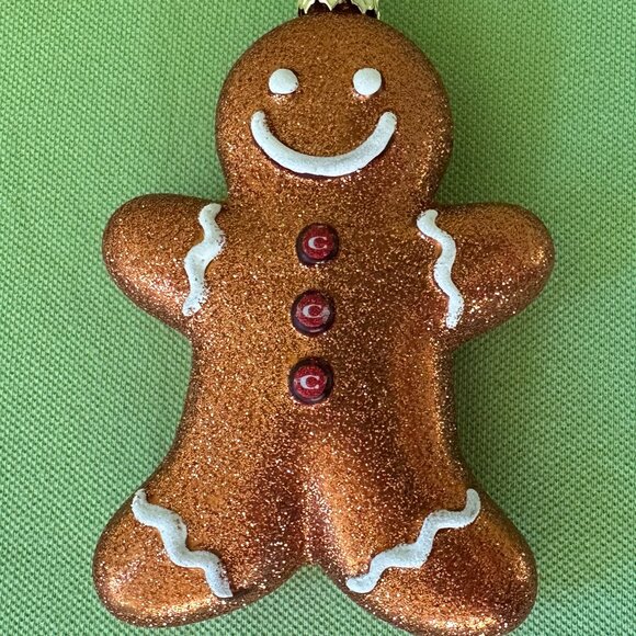 COACH GINGERBREAD BOY ORNAMENT BOXED:NIB CCD48 - Picture 8 of 16